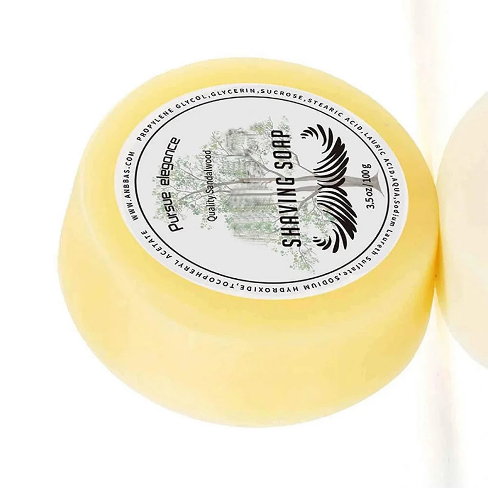 1PC High Quality Sandalwood Shaving Soap Refill 3.5OZ for Barber Traditional Wet Shave Lathering