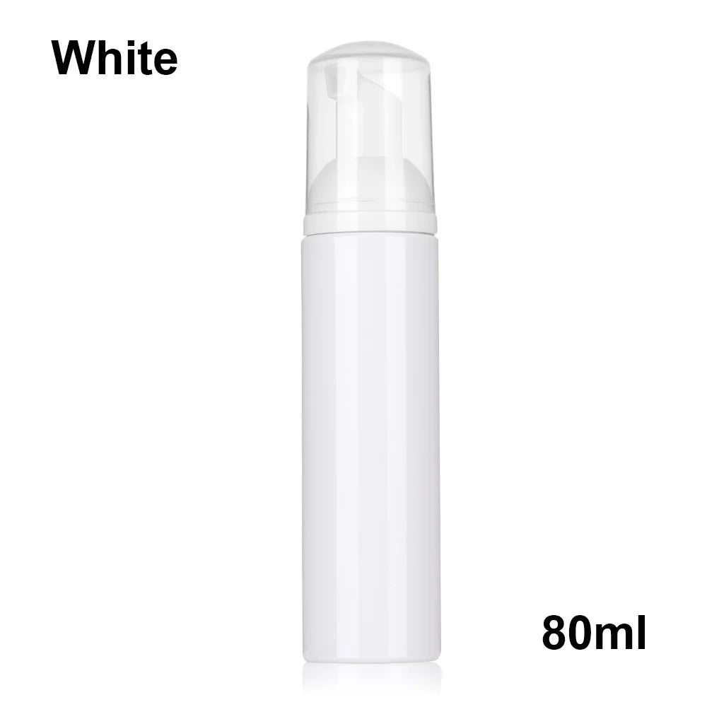 30/50/60/80 ML Plastic Foaming Bottle Soap Mousses Liquid Dispenser,Froth Shampoo Lotion Shower Gel Foam Pump Cosmetic Bottles