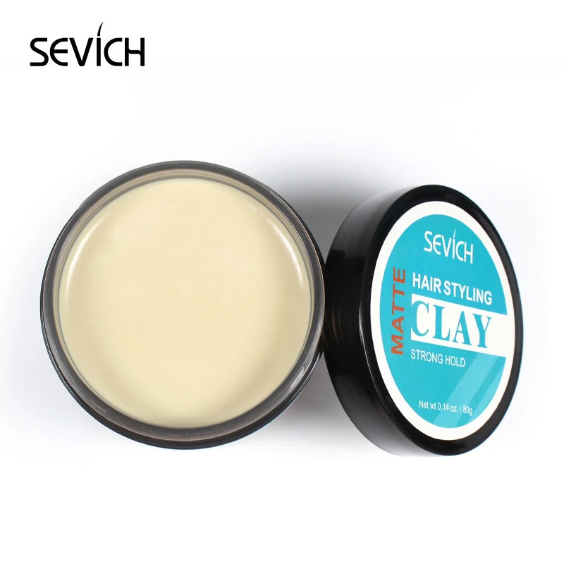 Sevich Strong High Hold Hair Styling Clay Promades Low Shine Matte Finished Molding Cream Long Lasting Stereotype Hair Wax