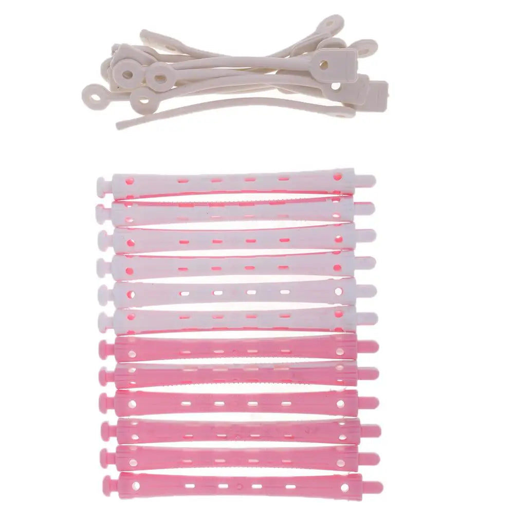 12 Pcs Wave Hairstying Perm Rod bars Curler Hairdressing Tool Set Salon Hair Rollers Set Hair Clips Hair Styling Tools