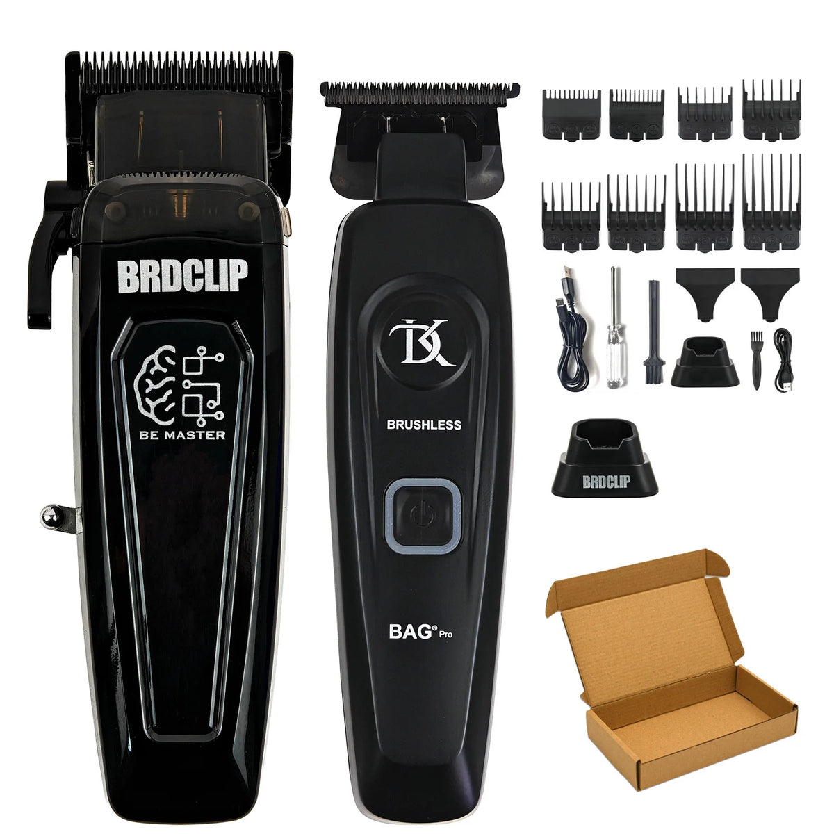New Professional BRDCLIP BRD106 078 Hair Clipper 7500RPM 7200RPM Hair Salon Trimmer DLC Blade with Charging Base Barber for Men
