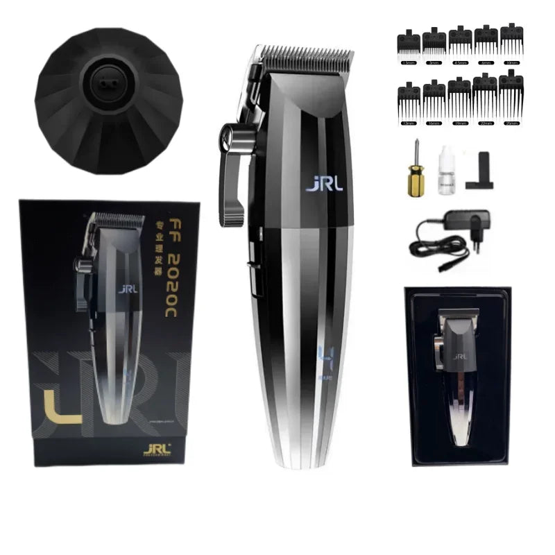 100%original JRL 2020C2020T Hair Clipper Men's Professional Barber Shop Hair Salon Trimmer 7200RPM Barber Set Unique Serial Code