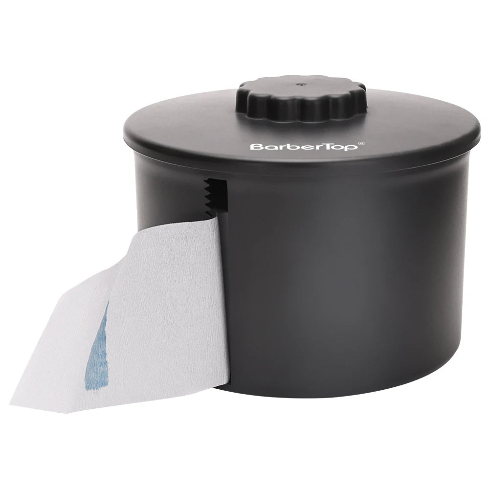 Barbershop Disposable Neck Strip Paper Torage Box Dispenser Barber Tissue Collar Tape Sneck Strip Container Barber Supplies ﻿
