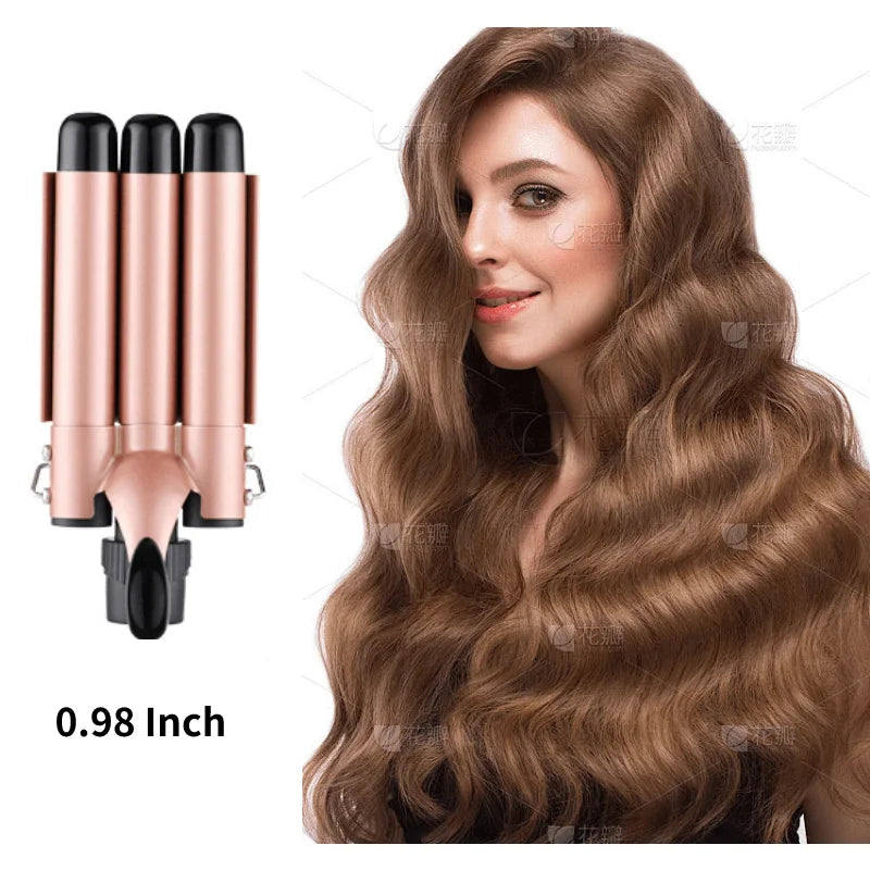 Customizable Electric Curling Iron Hair Tools Professional Roller Curls Wand Fast Heating Up  Curling Iron for All Hair Types