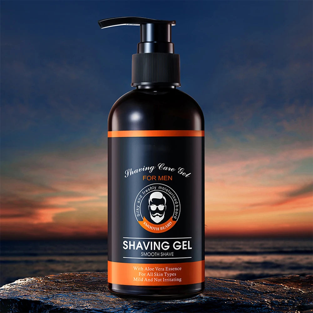 210g Men's Shaving Cream Shaving Soap Foaming Lather Natural Beard Professional Conditioner Razor Barber Salon Tool
