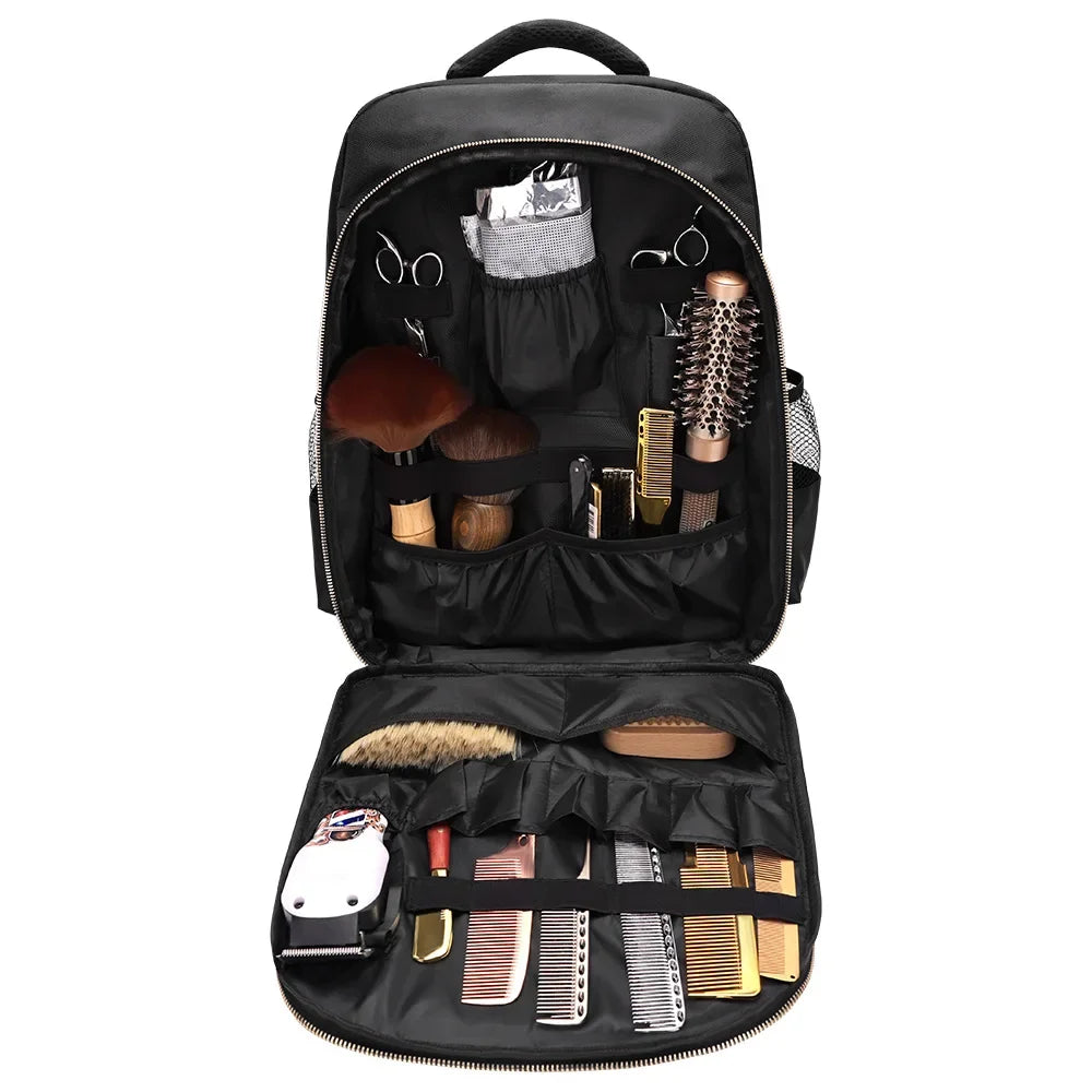 Barber Lights Salon Hairdresser Makeup Backpack Professional Large Capacity Multifunctional Portable Hairdressing Travel Bags