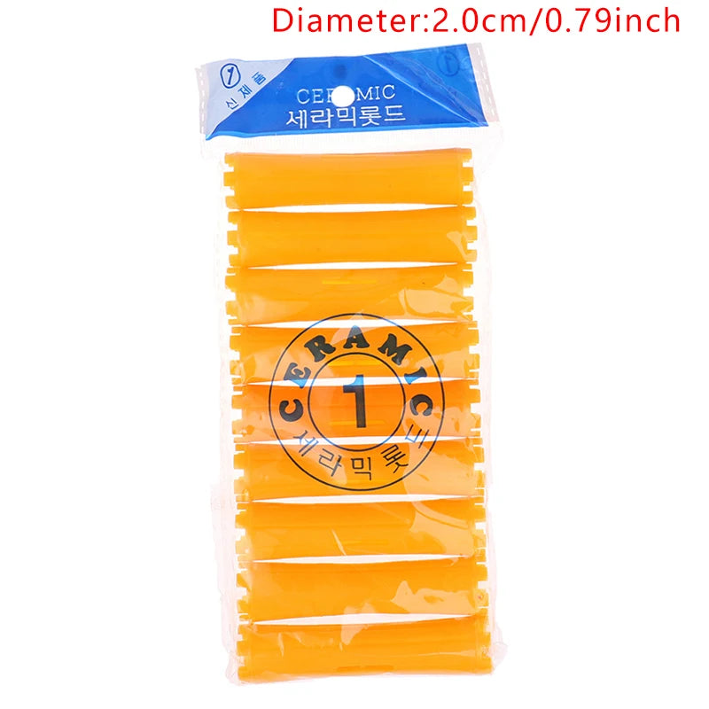 1Set 11 Sizes Hair Perm Rods Kit Cold Permanent Bar Plastic Curlers Home Use Hair Rollers Hairdressing DIY Tools Hair Style Tool