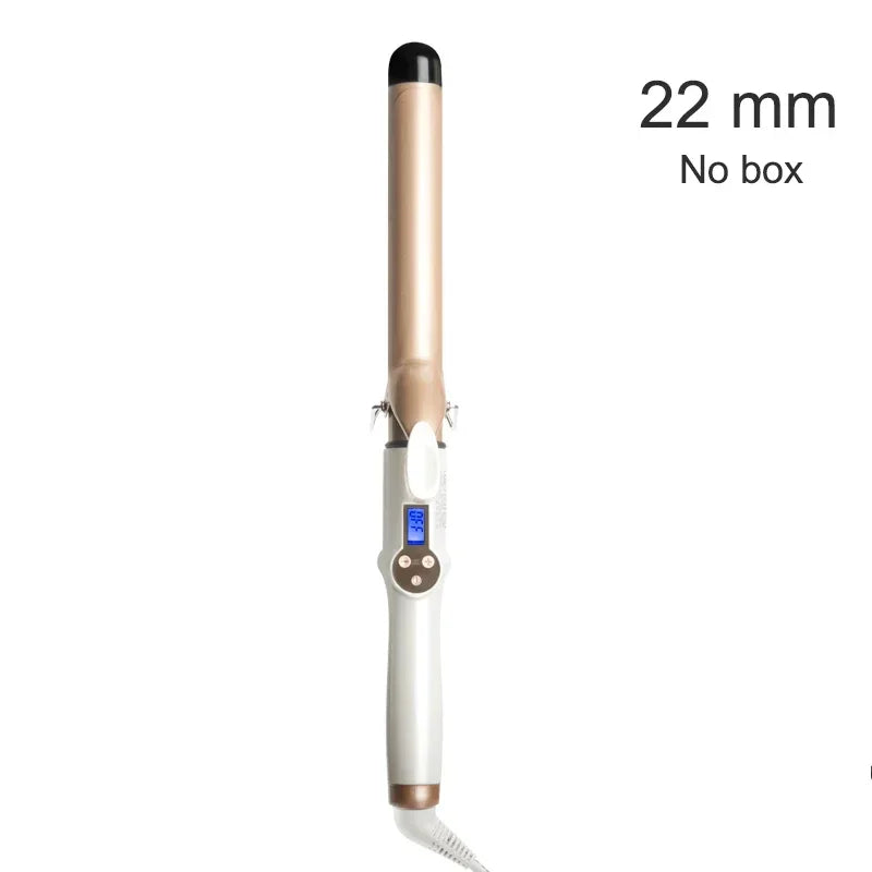 2023 New Electric Hair Curler with LCD Screen Digital Curling Iron Hair Curlers Irons 19-38mm  Professional Curling Iron Curler