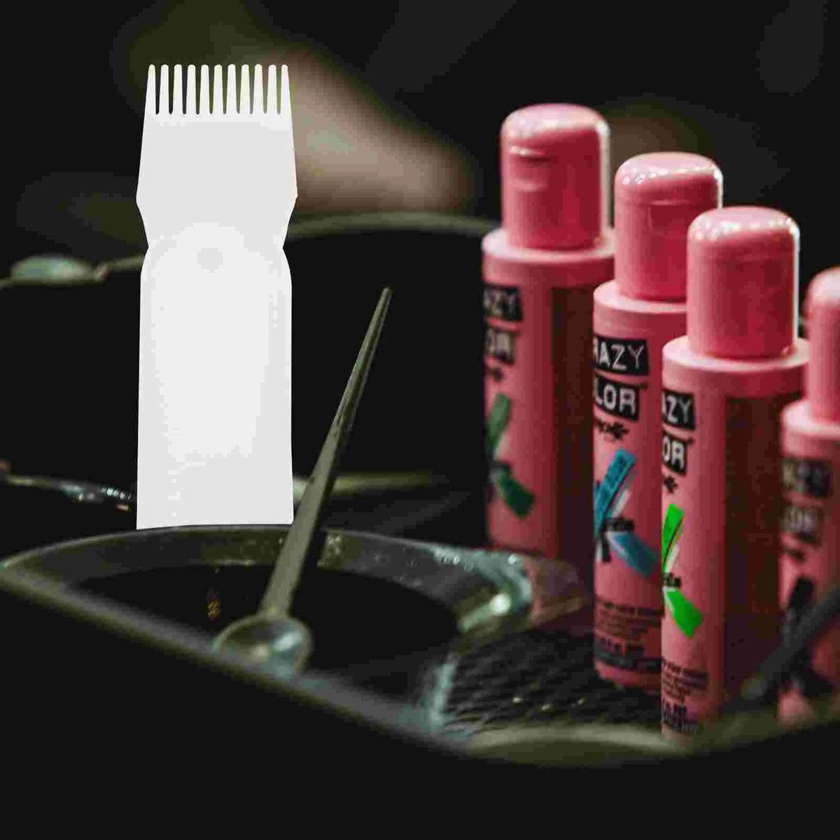 3 Pcs Hair Products Shampoo Bottle Squeeze Bottles Barber Tool for Color Treated Plastic