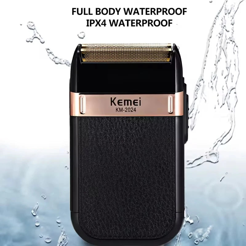 Kemei Rechargeable Hair Clippers Cordless Barber Easily Trimmer Bald Head Washable Electric Beard Shaver For Men KM-2371 KM-2024