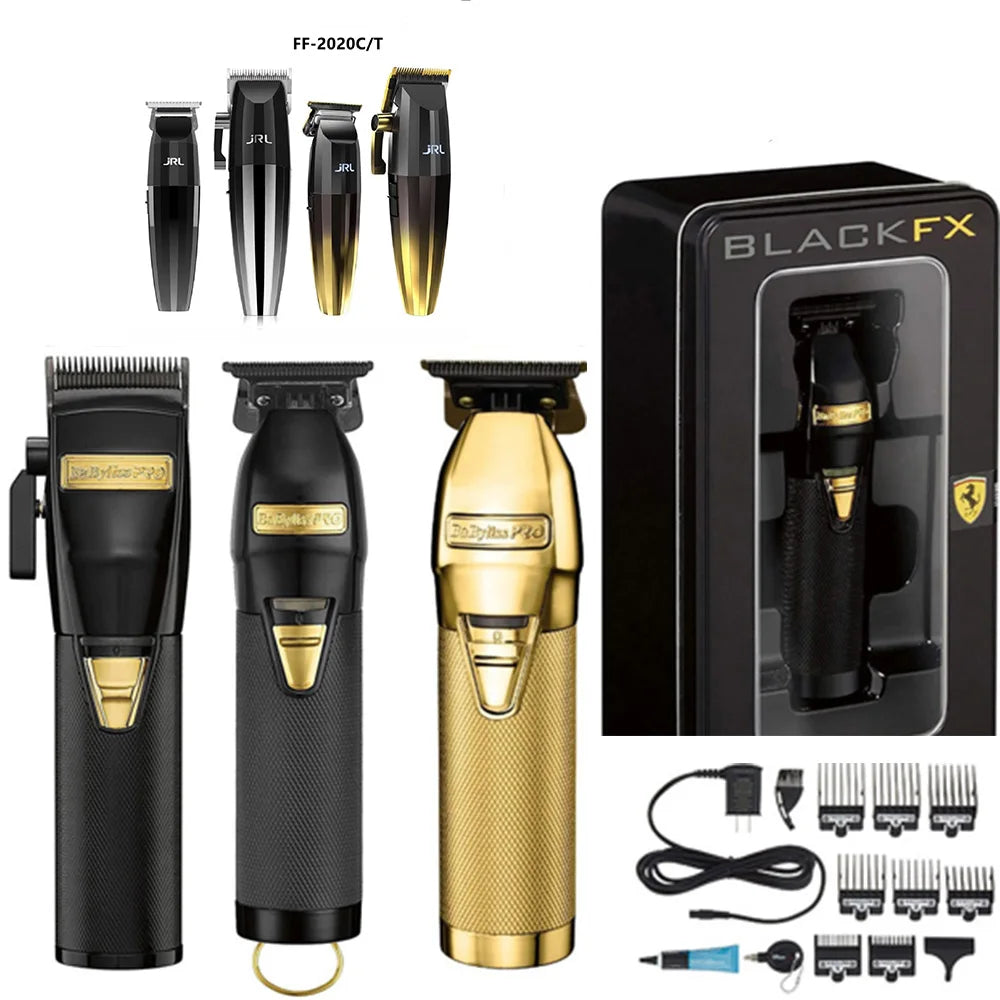 Professional Barberology FX Clipper Trimmer JRL 2020C 2020T WAHL Magic Clip Cordless Hair Cut Machines for Barber and Stylist