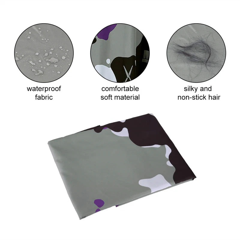 Hair Salon Hairdresser Cutting Gown Professional Barber Cape Apron Hairdressing Cloth Barbershop Styling Accessories Supplies