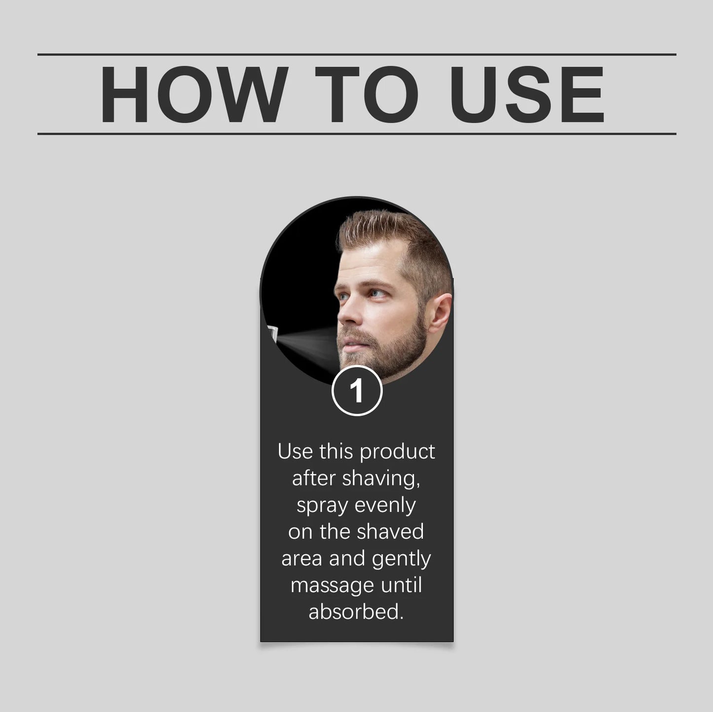 East Moon Men Aftershave Soothing Spray Keep Smoothing Improve Ingrown Increase Fresh Reducing Hair Growth Beard Skin Care Oil