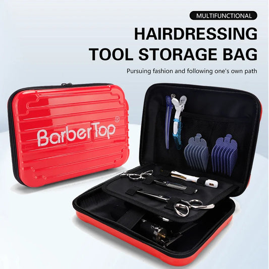 Salon Barber Shockproof  Hair Scissors Case Bag Crush Resistance Trimmer Suitcase Waterproof Non-defrmation Styling Tool Box