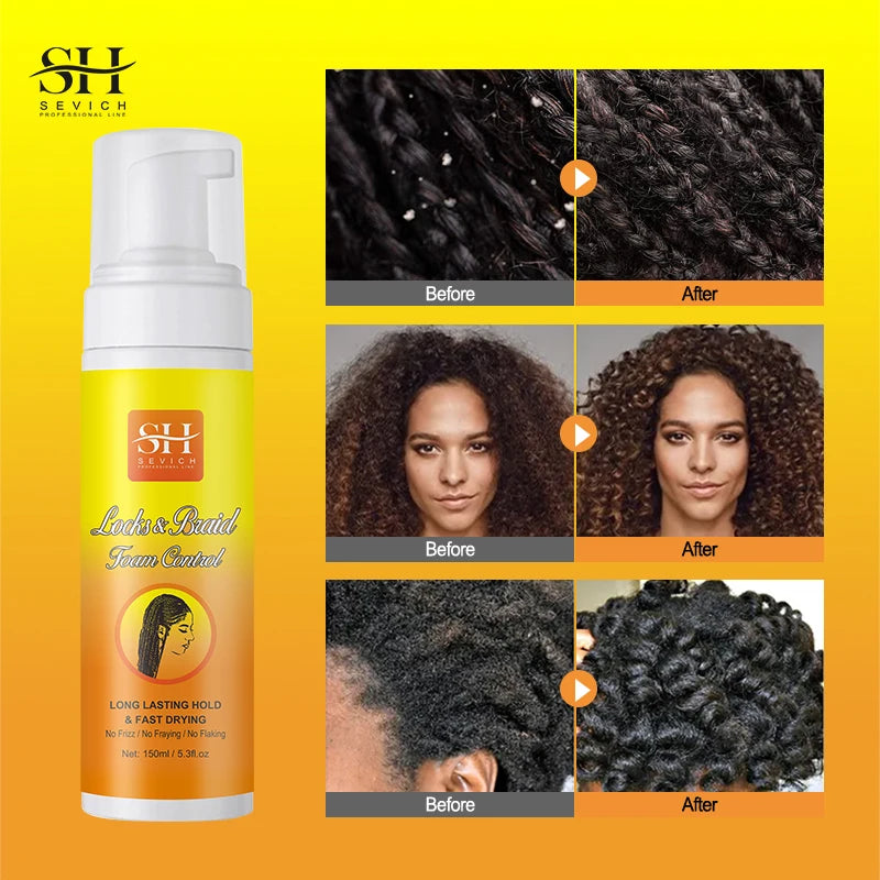 150ml Hair Foam Mousse For Styling Hair Curly Hair Styling Moisturizing Mousse Hair Styling Foam Hair Relaxer Cream Oilfor Wig