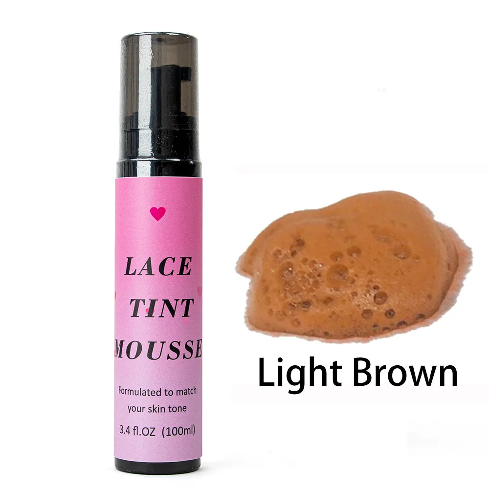 Lace tint Mousee for lace front wigs lace tint mouse and lace melt wig glue for wig Hair gel Wig Glue Waterproof Lace GluE