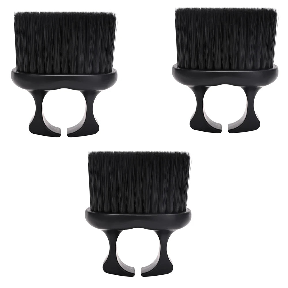 Hairdresser Finger Brush Barber Cutting Clean Hairbrush Neck Duster Brushes Professional Barbershop Styling Tools ﻿