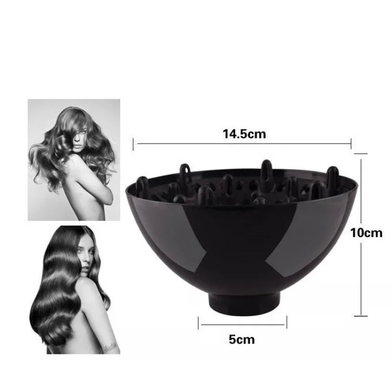 Universal  Barbershop Special Curling Dryer Large Head Professional Hair Diffuser Adaptable for Blow Dryers for Curly Hair