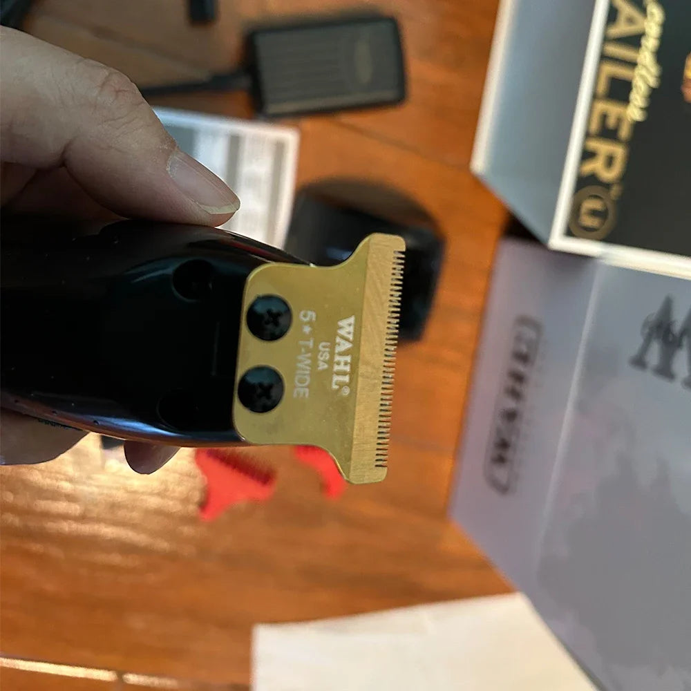 Original  Wahl Hair Clipper for Barbers, 5-Star Series, Cordless Hair Clipper, Magic Clip  & Detaliers & Vanish