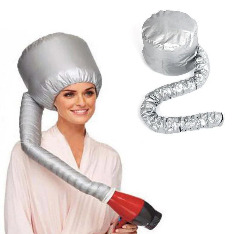 1pc Portable Soft Hair Drying Cap Adjustable Womens Hair Blow Quick Dryer Cap Hairdressing Salon Supply Accessories