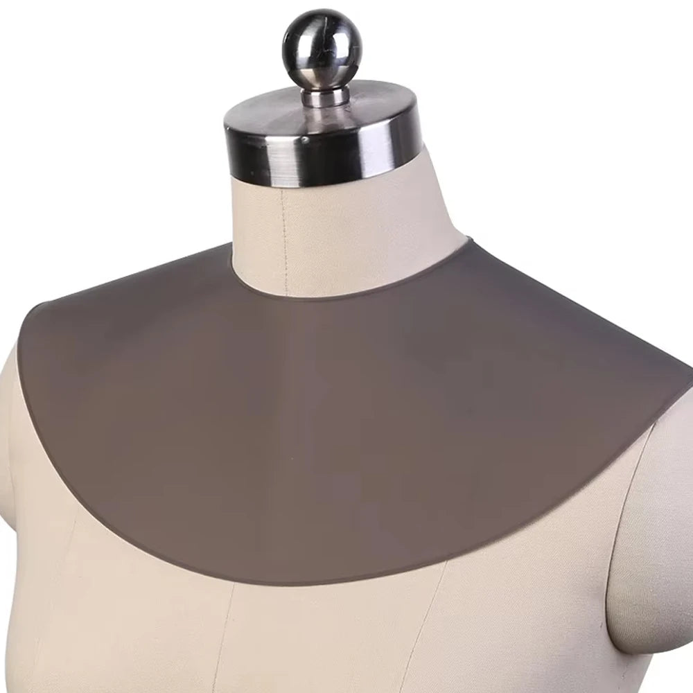 Waterproof Barber Silicone Hairdressing Cape with Shoulder Cover Pads Neck Cloak Hair Coloring Styling Tools Salon Accessories