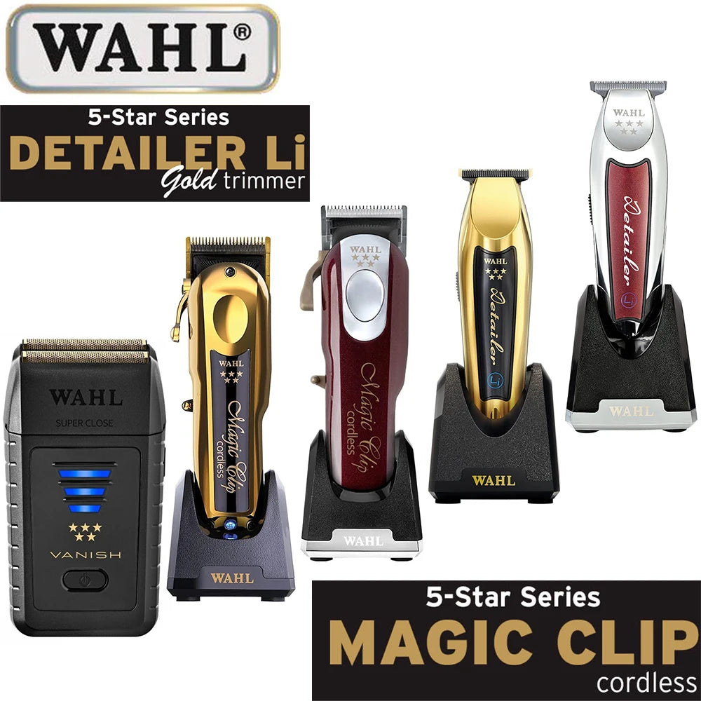 Wahl 5 Star Series 8148 Magic Clip Professional Barber Cordless Hair Clipper&Hair Trimmer&Foil Shaver For Barbers and Stylists