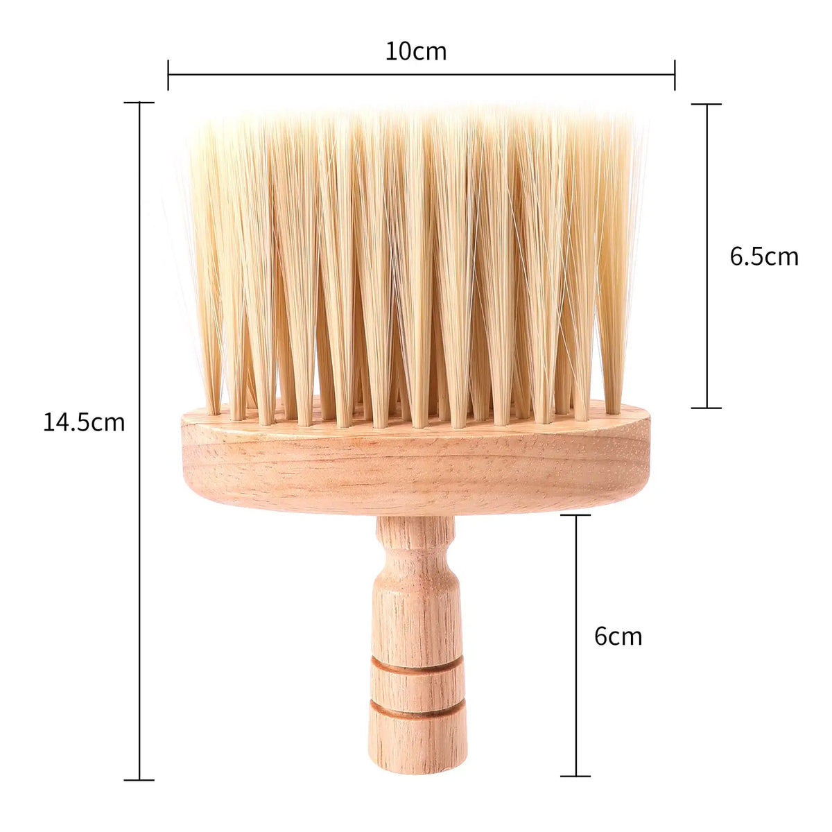 Barber Neck Duster Brush Professional Broken Soft Hair Brushes Haircut Ear Face Cleaning Wooden Handle Hairdressing Styling Tool