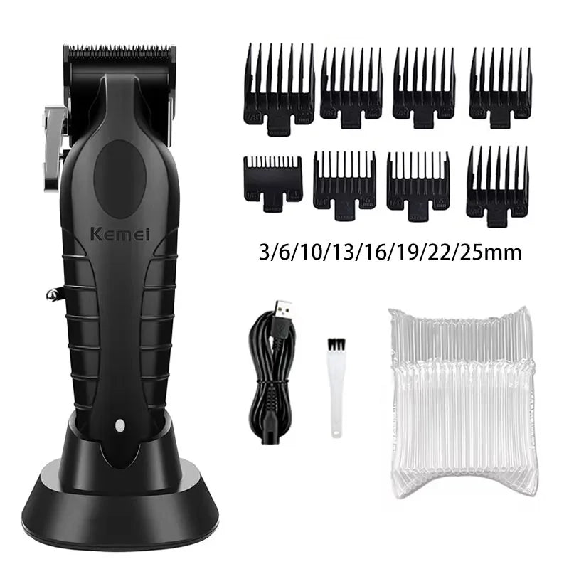 Kemei KM-2296 KM-2299 KM-1102 Professional Hair Clipper Kit Electric Shaver Male Hair Cutting Machine Men’s Cordless Trimmer