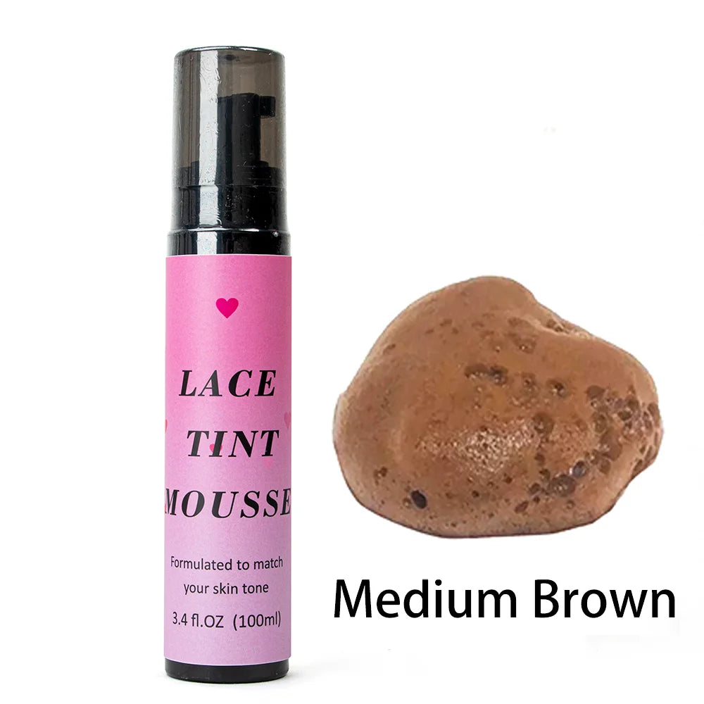 Lace tint Mousee for lace front wigs lace tint mouse and lace melt wig glue for wig Hair gel Wig Glue Waterproof Lace GluE