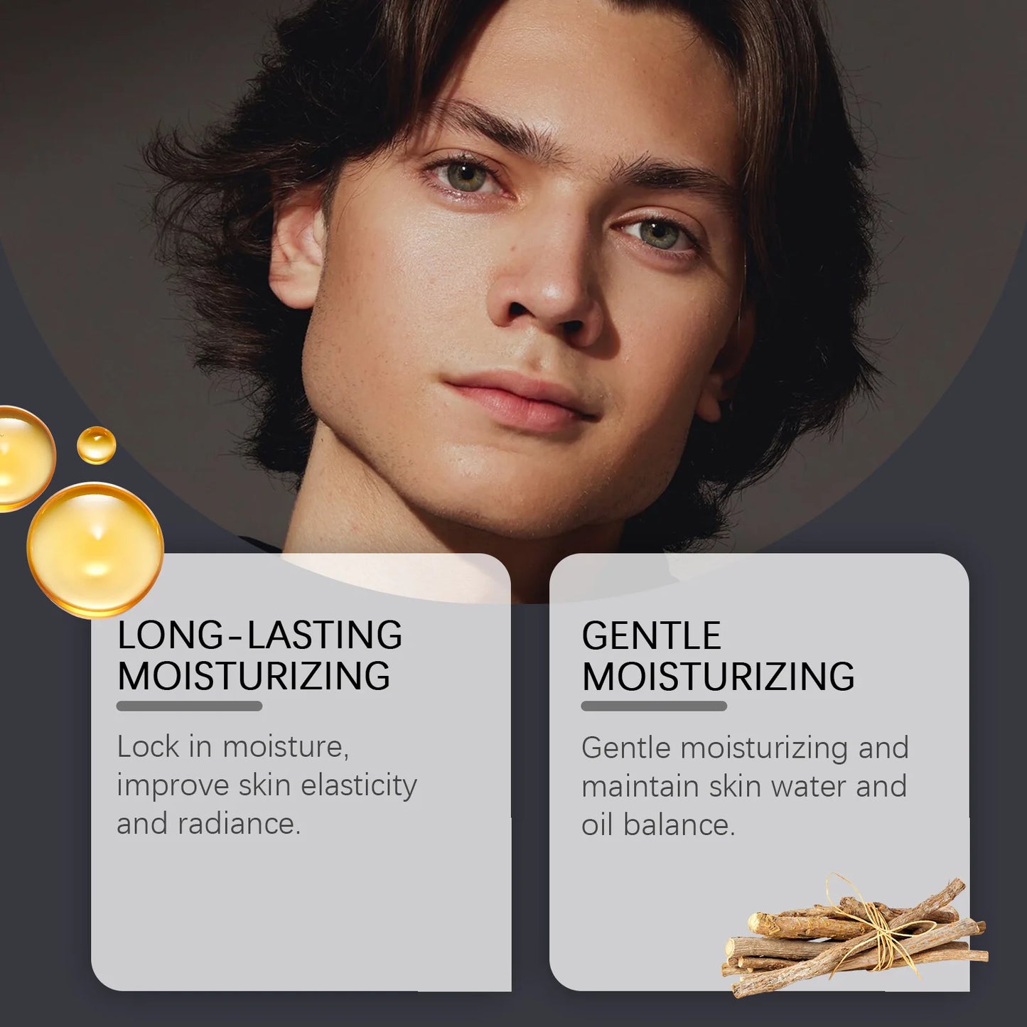 Hyaluronic Aftershave Lotion Improve Smooth Deep Moisturizing Repair Damaged Keep Hydrate Strengthen Roots Beard Skin Care Cream