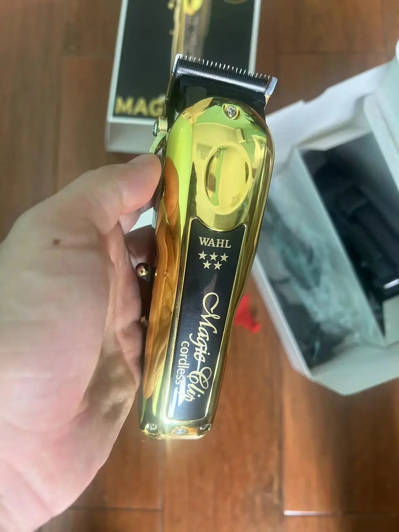 Original  Wahl Hair Clipper for Barbers, 5-Star Series, Cordless Hair Clipper, Magic Clip  & Detaliers & Vanish