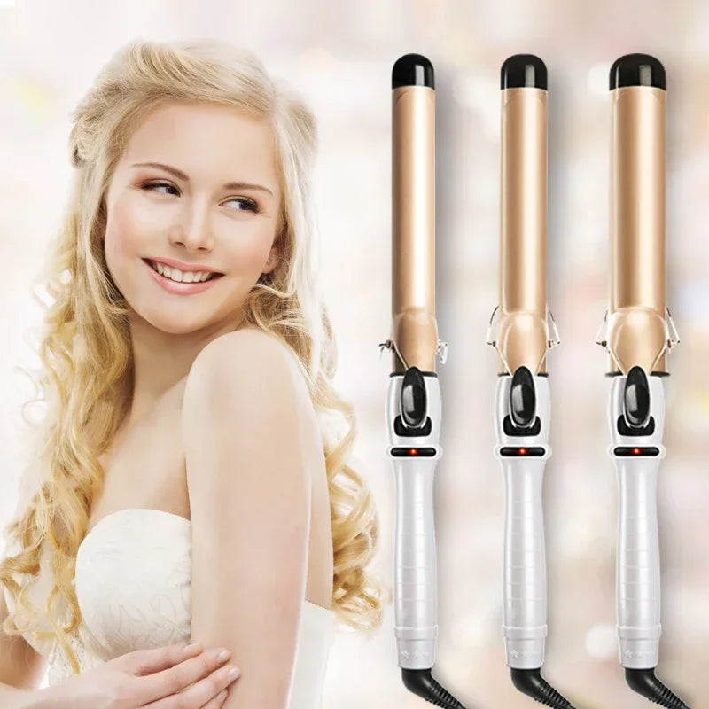 Aofeilei 19-38mm Ceramic Electric Hair Curlers 38mm Big Curl Curling Iron 19mm Hair Culers 25mm Curling Iron 32mm Hair Crimper