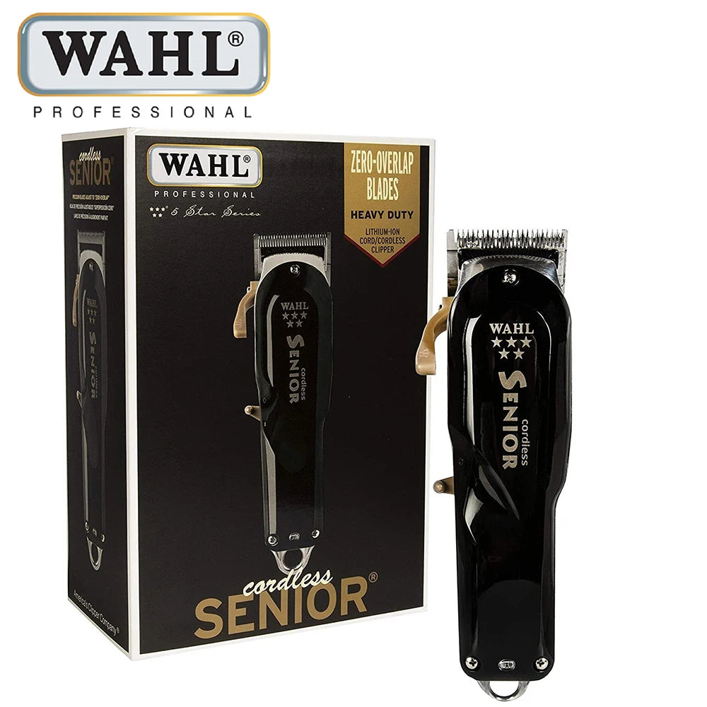 Original  Wahl Hair Clipper for Barbers, 5-Star Series, Cordless Hair Clipper, Magic Clip  & Detaliers & Vanish