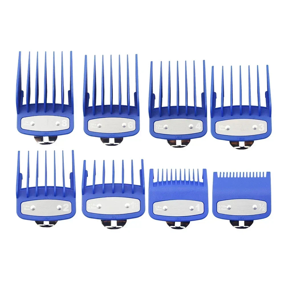 8/10PC Professional Universal Hair Clipper Limit Guide Comb For Wahl Trimmer Cutting Guide Comb Haircut Tools Barber Accessories