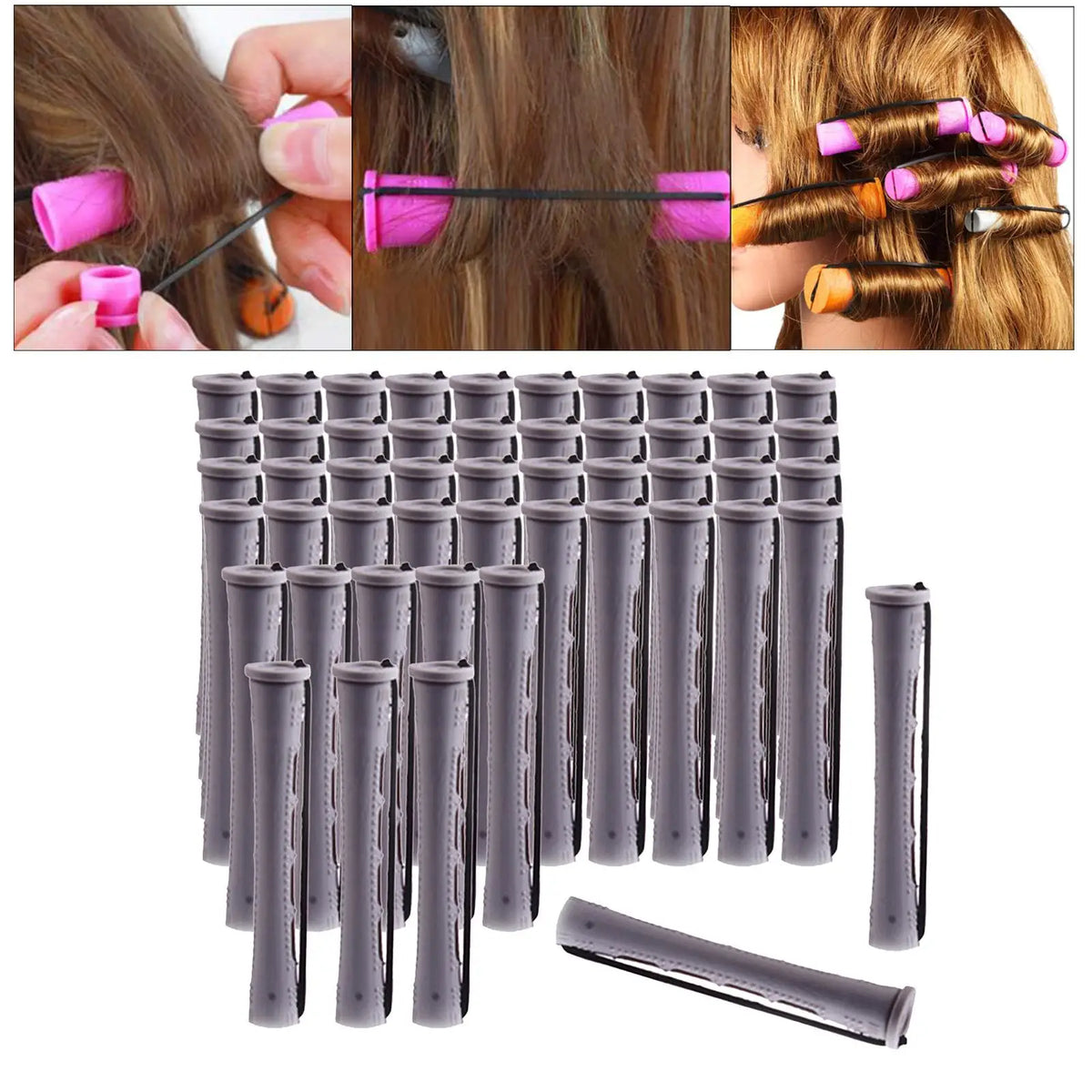 Perm Rodsing Hair No  Non Small Medium Large Size Naturaly Wavy Rod Women Hair Styling Girls