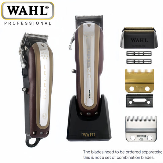 100% Original Wahl 8594 With charging stand Professional 5 Star Cordless Magic Clip Hair Clipper Detailer Li Hair Trimmer
