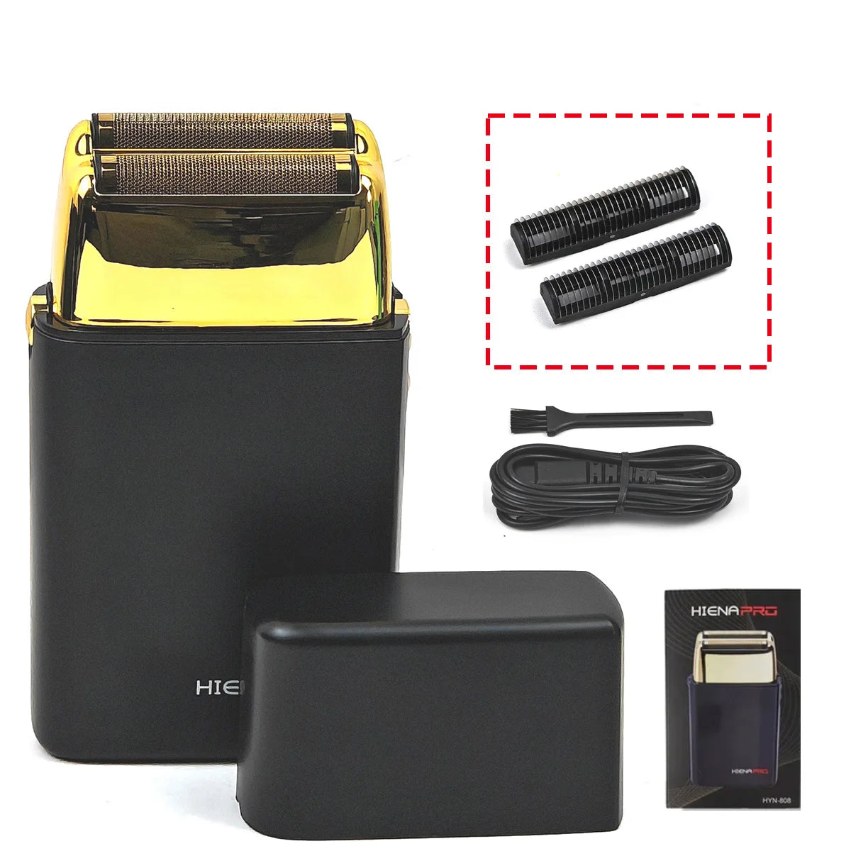BRDCLIP Men’s Professional Shaver Cordless Beard Clipper 8200RPM Hair Trimmer Barber Shop Oil Head Salon Shaving Machine