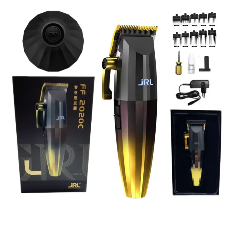 100%original JRL 2020C2020T Hair Clipper Men's Professional Barber Shop Hair Salon Trimmer 7200RPM Barber Set Unique Serial Code