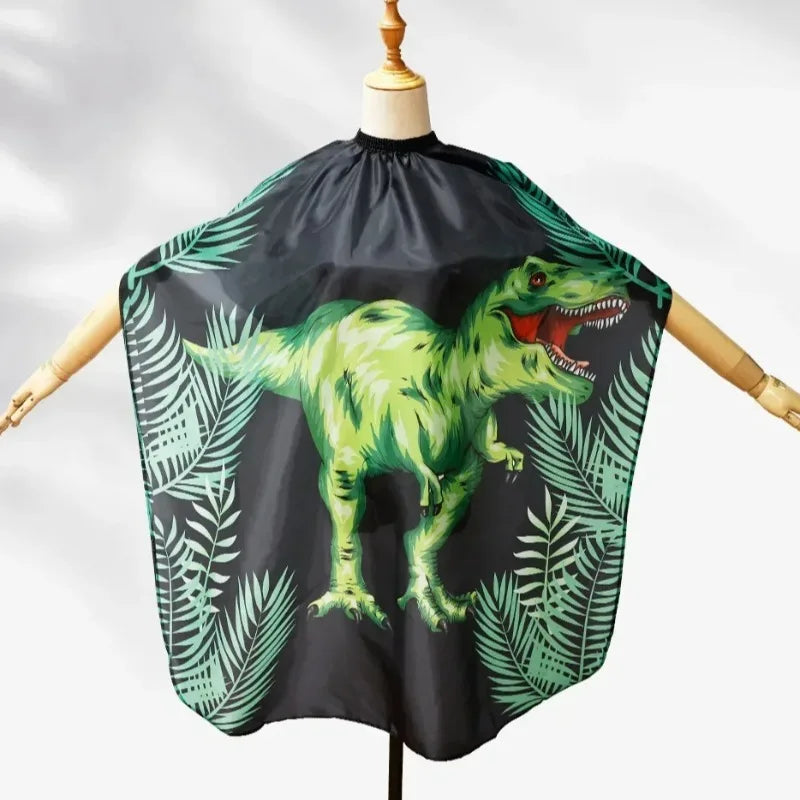 Kids Hair Cutting Cape Gown Hairdresser Barber Apron Hairdressing Children Girls Boys Hair Cut Cloak Polyester Cover