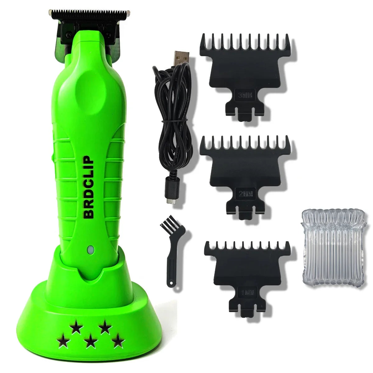 BRDCLIP BL1T Professional Carving Gradient Hair Trimmer Barber Finish Electric Clipper with Charger Stand Hair Cutting Machine