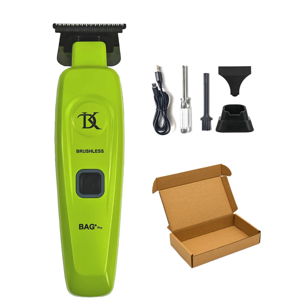New Professional BRDCLIP BRD106 078 Hair Clipper 7500RPM 7200RPM Hair Salon Trimmer DLC Blade with Charging Base Barber for Men