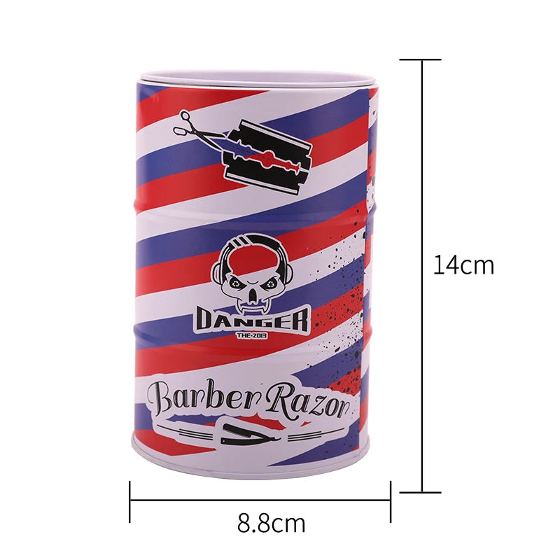 Barber Blade Recycling Dispenser Box Razor Blade Disposal Case Trash Can Disposable Blade Recycling Bin Box Salon Accessories ﻿