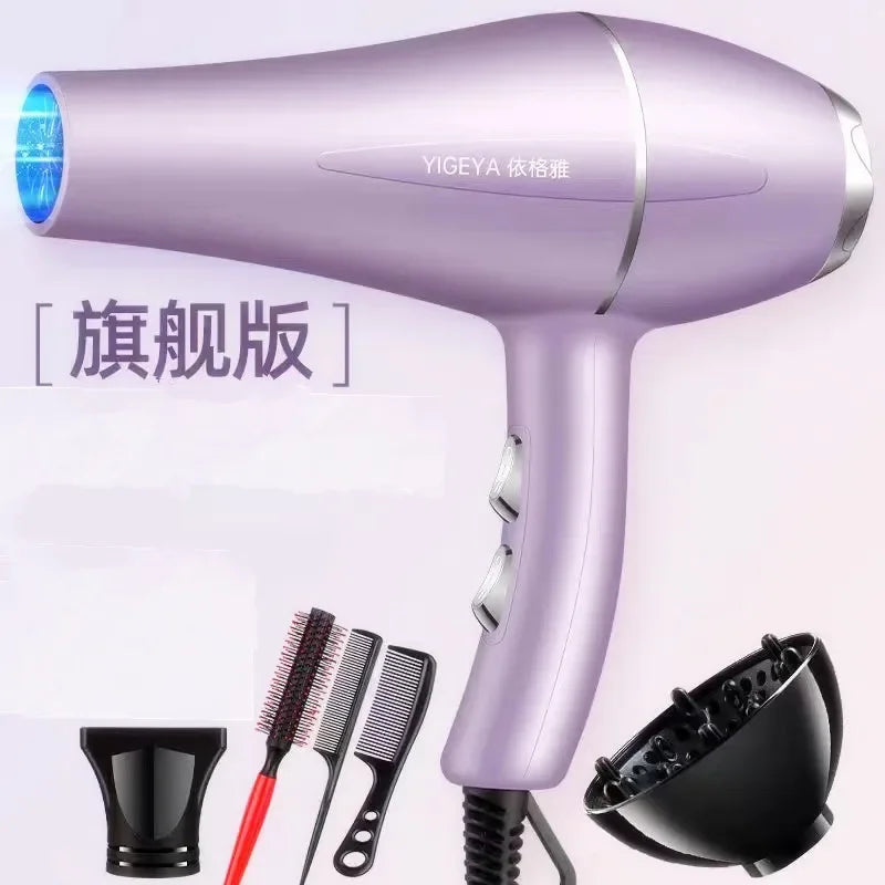 220V Hair Dryer Professional 1200W Gear Strong Power Blow Hair Dryer Brush For Hairdressing Barber Salon Tools Hair Dryer Fan