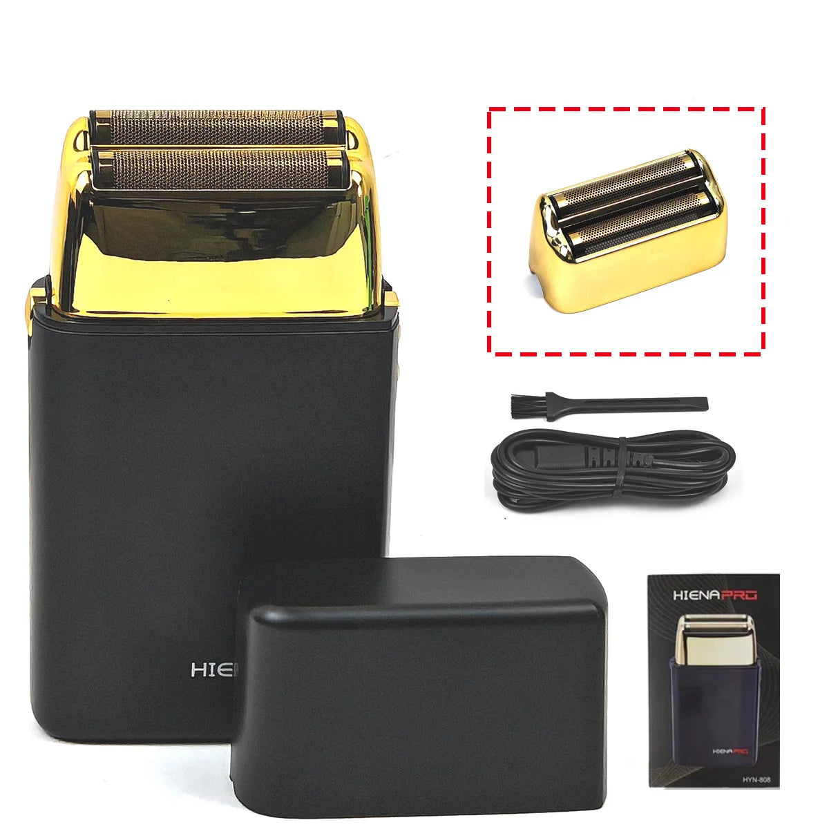 BRDCLIP Men’s Professional Shaver Cordless Beard Clipper 8200RPM Hair Trimmer Barber Shop Oil Head Salon Shaving Machine
