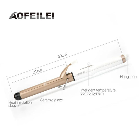 2023 New Electric Hair Curler with LCD Screen Digital Curling Iron Hair Curlers Irons 19-38mm  Professional Curling Iron Curler