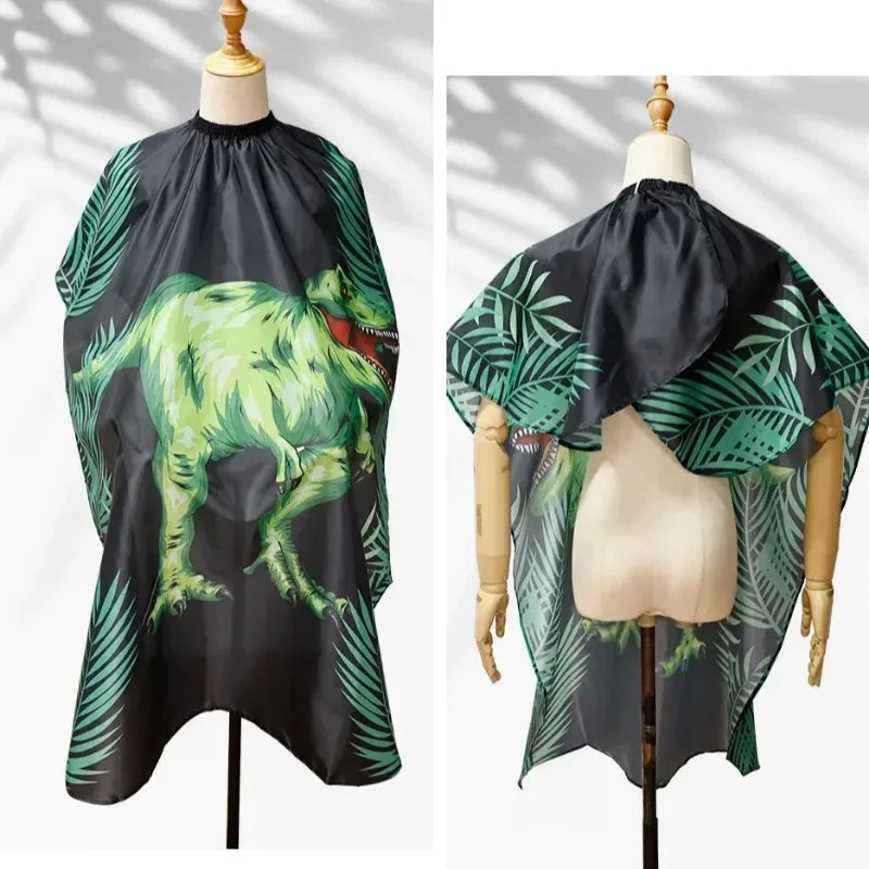 Kids Hair Cutting Cape Gown Hairdresser Barber Apron Hairdressing Children Girls Boys Hair Cut Cloak Polyester Cover