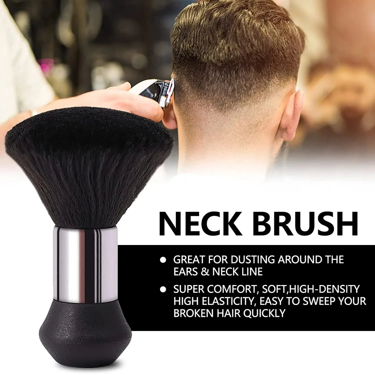 Barber Salon Hairdresser Water Sprayer Set Barbershop Hairdressing Neck Duster Cleaning Brush Professional Hair Styling Tools