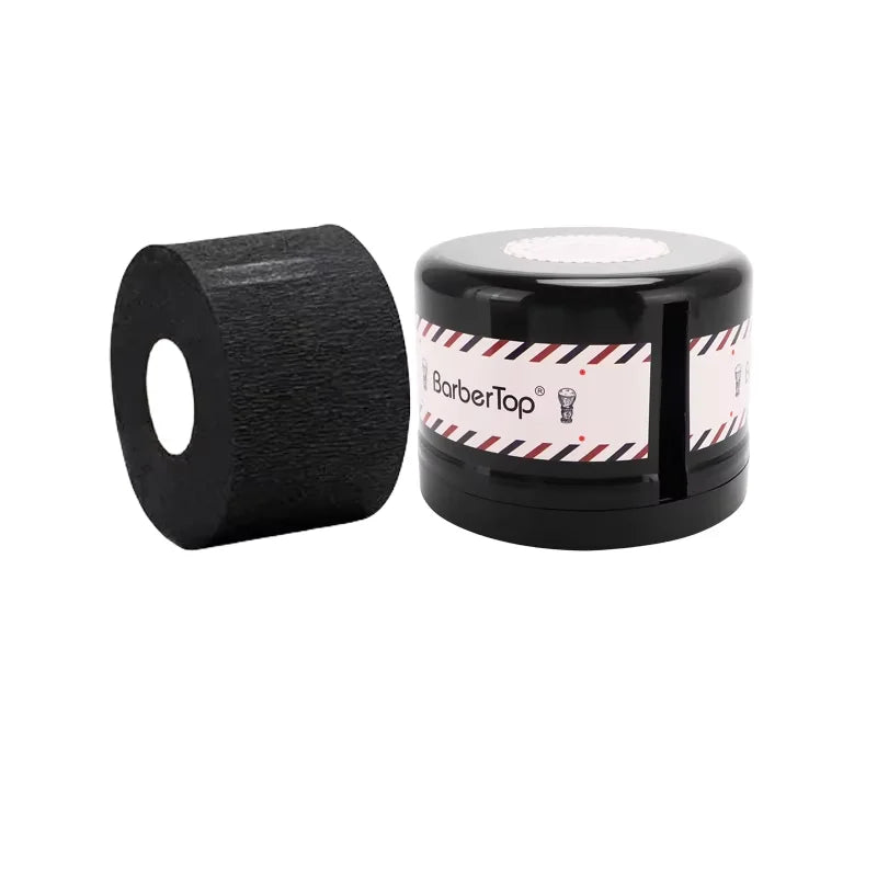 Barbershop Neck Paper Roll Holder Box Disposable Salon Hairdressing Paper Storage Case Neck Strip Tissue Collar Tape Box Tools