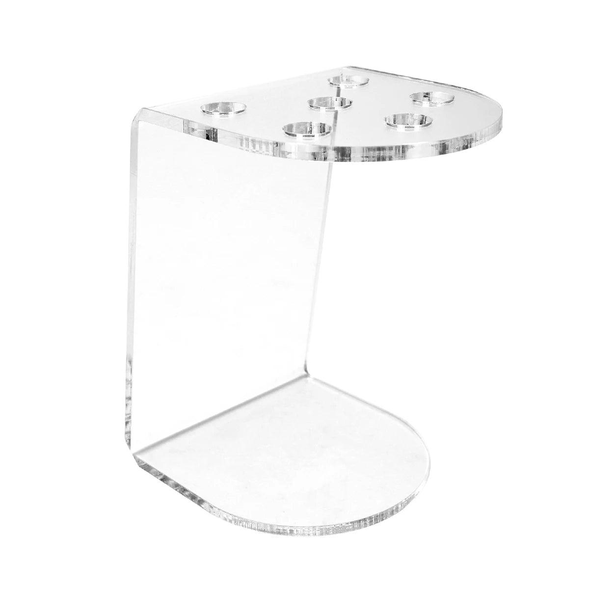 Hairdressing Tools Scissors Stand 5/6 Holes Transparent Durable Barber Shear Holder for Salon