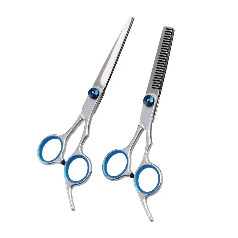 Stainless Steel Scissors for Hair Thinning and Cutting Clipper 6 inches Hairdressing Products Haircut Trim Hairs Cutting Barber
